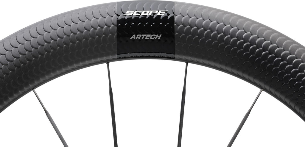 Paire de Roues Scope Artech 6 Disc 700mm | 12x100 - 12x142mm | Centerlock | Noir/Blanc