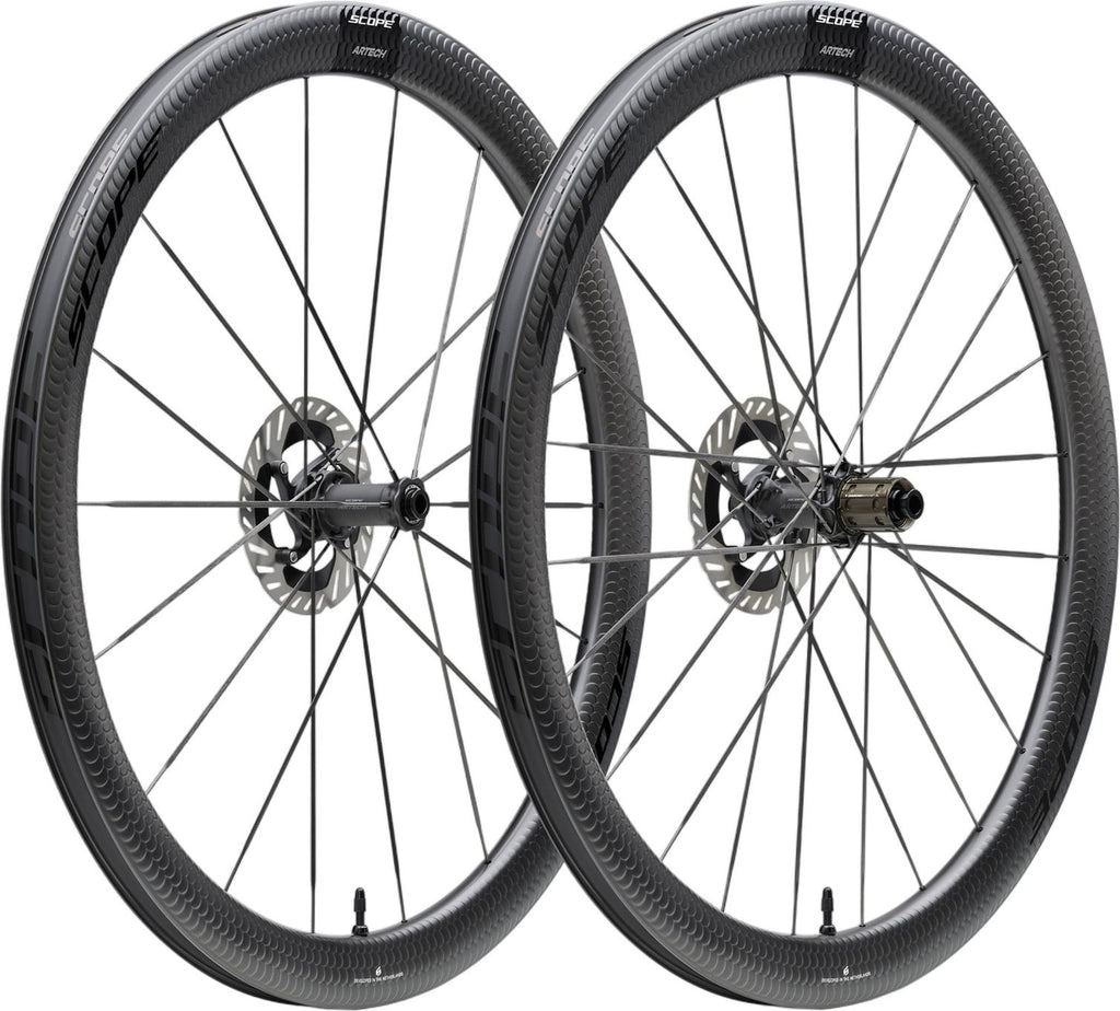 Paire de Roues Scope Artech 4 Disc 700mm | 12x100 - 12x142mm | Centerlock | Noir