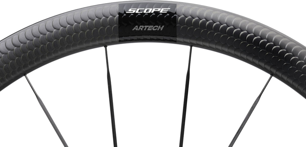 Paire de Roues Scope Artech 4 Disc 700mm | 12x100 - 12x142mm | Centerlock | Noir/Blanc