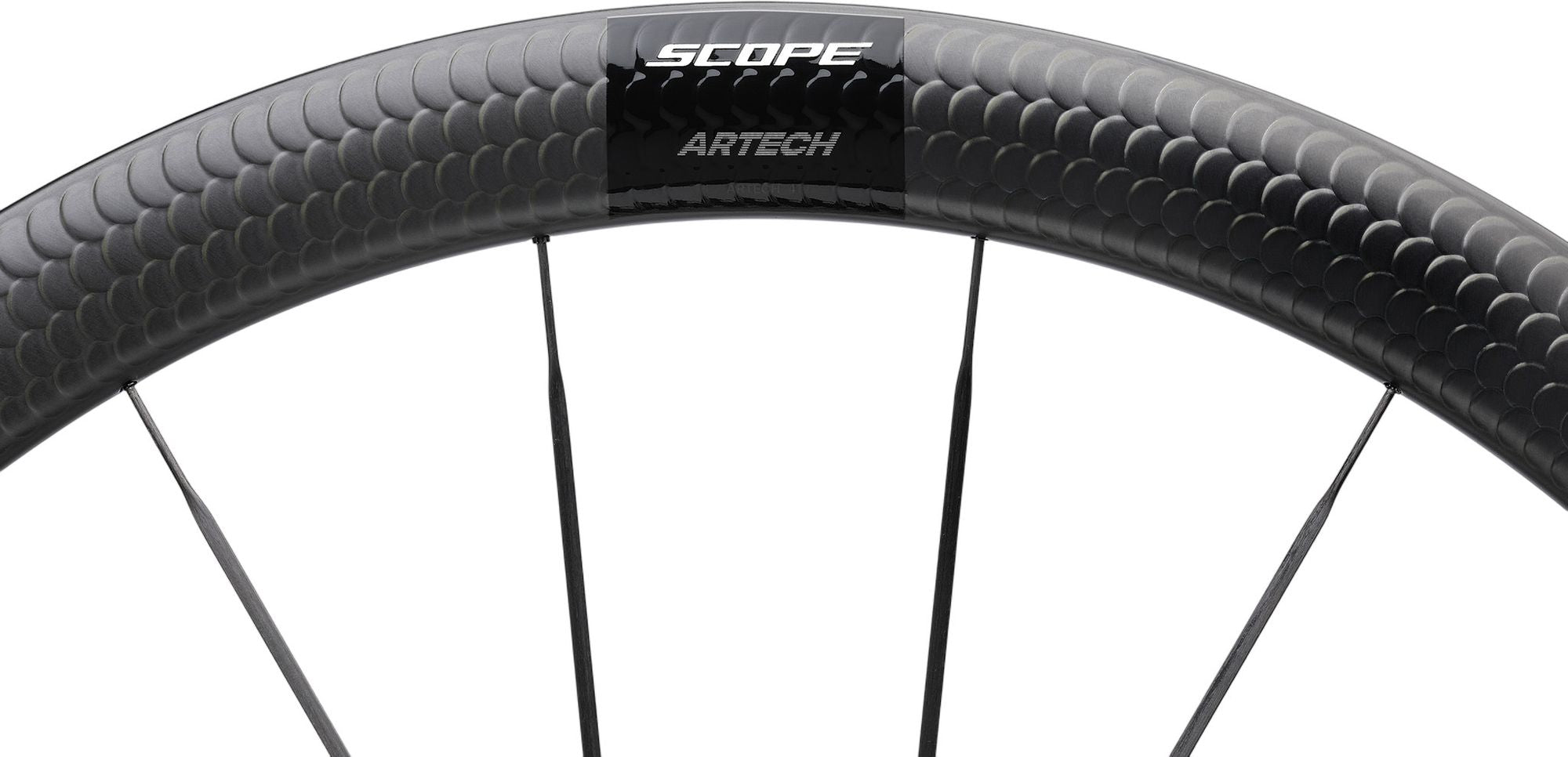 Paire de Roues Scope Artech 4 Disc 700mm | 12x100 - 12x142mm | Centerlock | Noir/Blanc