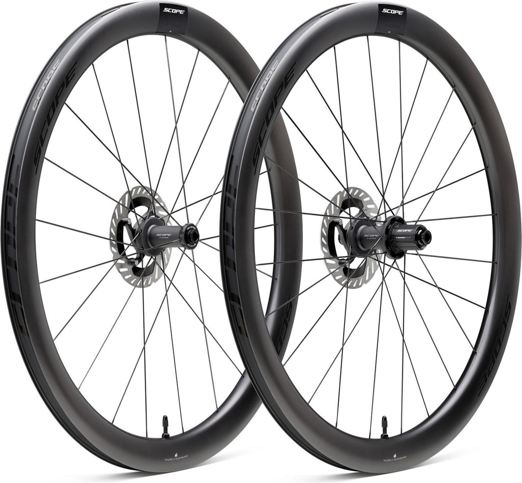 Paire de Roues Scope R4 Disc 700mm | 12x100 - 12x142mm | Centerlock | Noir