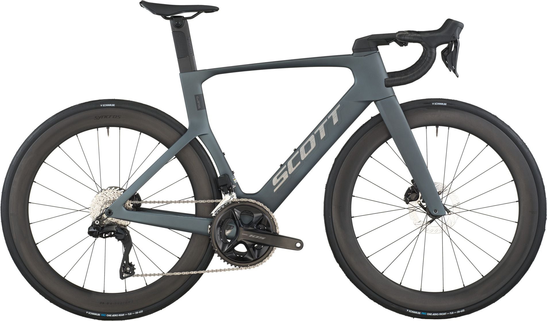 Vélo de Route Scott Foil RC 20 Shimano 105 Di2 12V 700mm Gris 2026