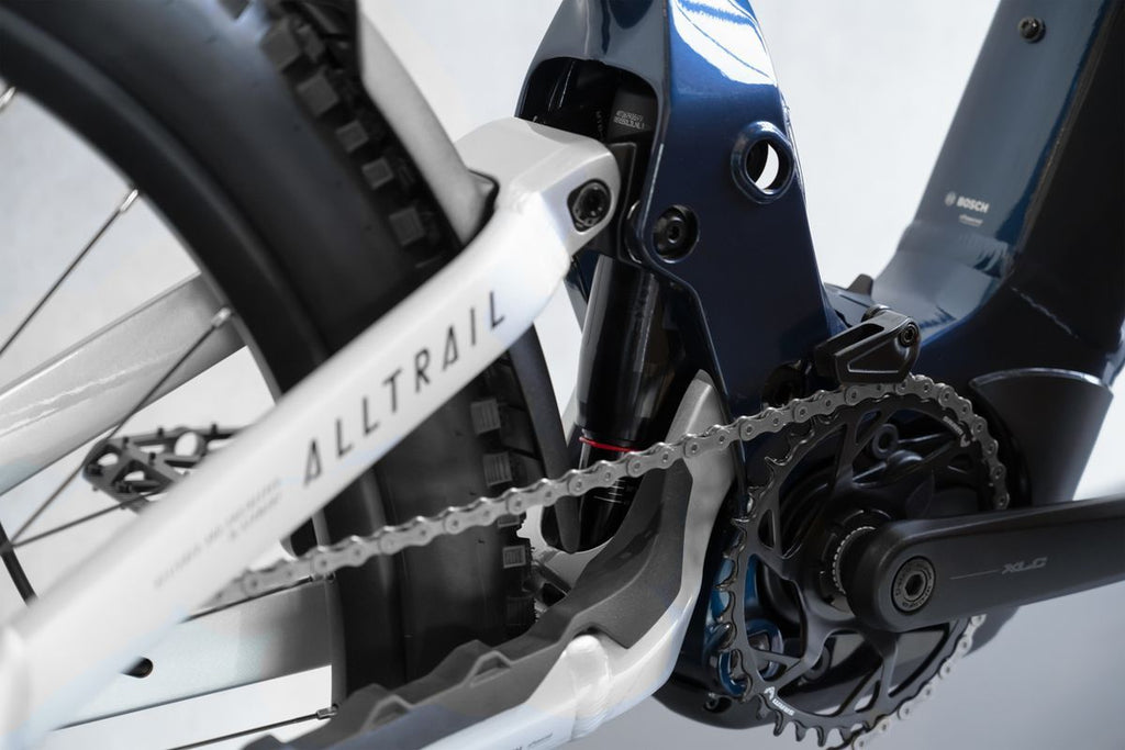 VTT Électrique Tout-Suspendu Haibike AllTrail 4 29/27.5'' Sram 12V 600 Wh Bosch 100 Nm Bleu/Argent 2026