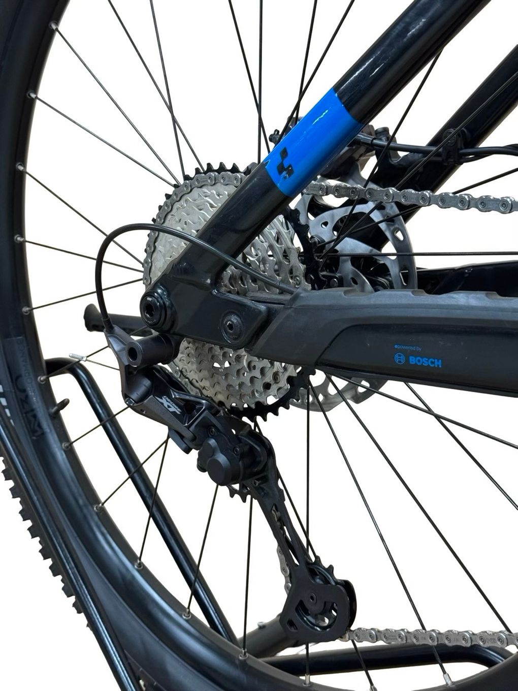 produit reconditionné . Cube Stereo Hybrid 140 HPC SLX 750 Shimano XT 2024 . VTT électrique . Cube . très bon état