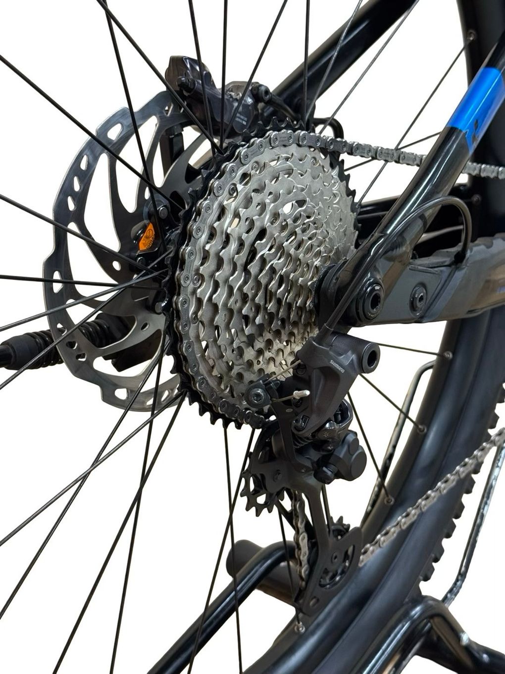 produit reconditionné . Cube Stereo Hybrid 140 HPC SLX 750 Shimano XT 2024 . VTT électrique . Cube . très bon état
