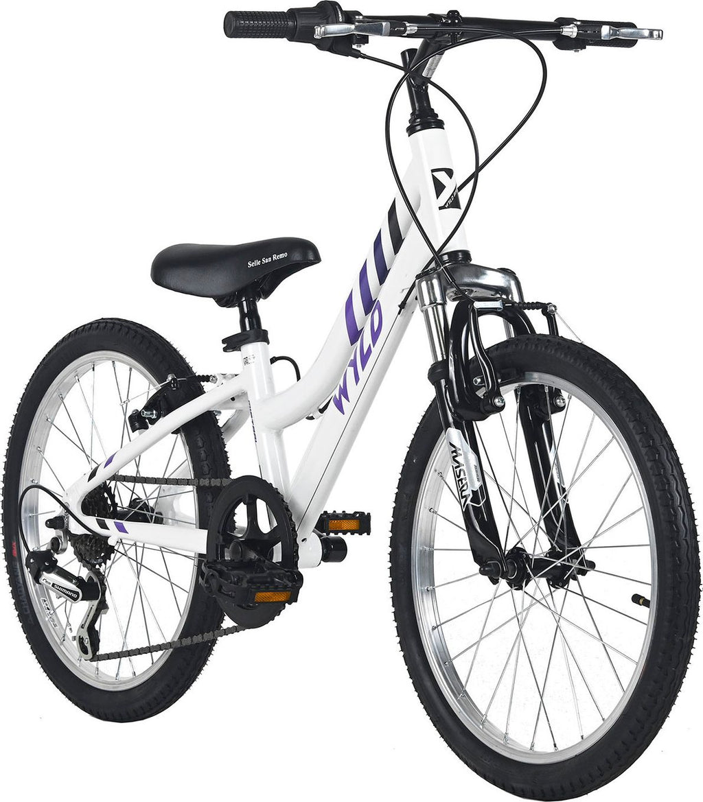 Vélo Enfant 20'' Mistral Blanc TC 27 cm 6 Vitesses WYLD