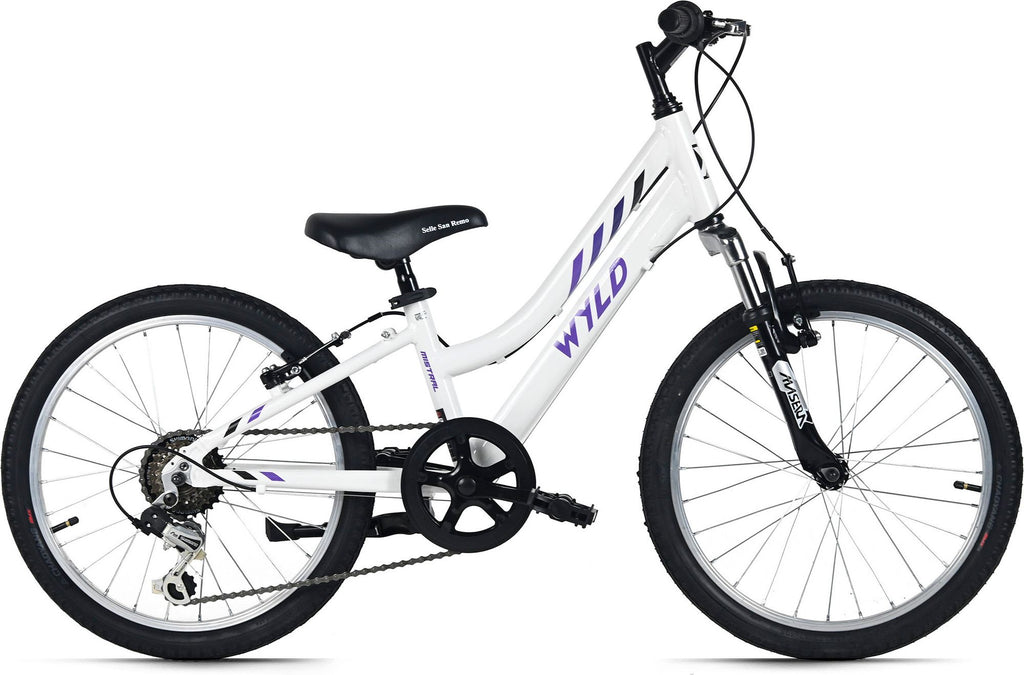 Vélo Enfant 20'' Mistral Blanc TC 27 cm 6 Vitesses WYLD