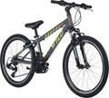 Vélo Enfant 24'' Mistral gris TC 32 cm 18 Vitesses WYLD