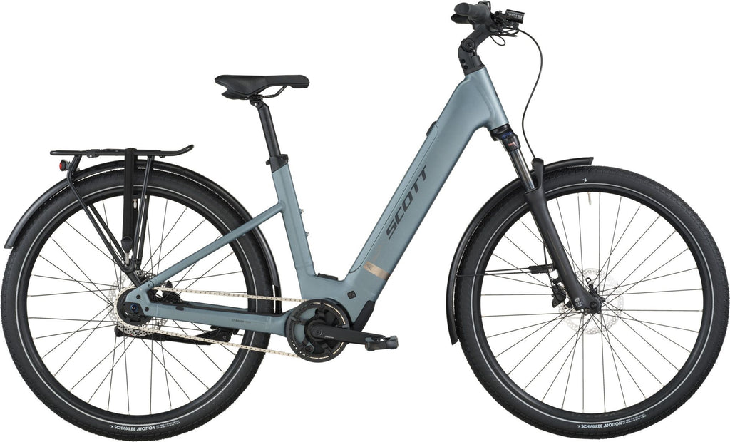 Vélo de Ville Électrique Scott Sub Tour eRide 40 Wave Shimano Nexus 5V 540Wh 700mm Bleu