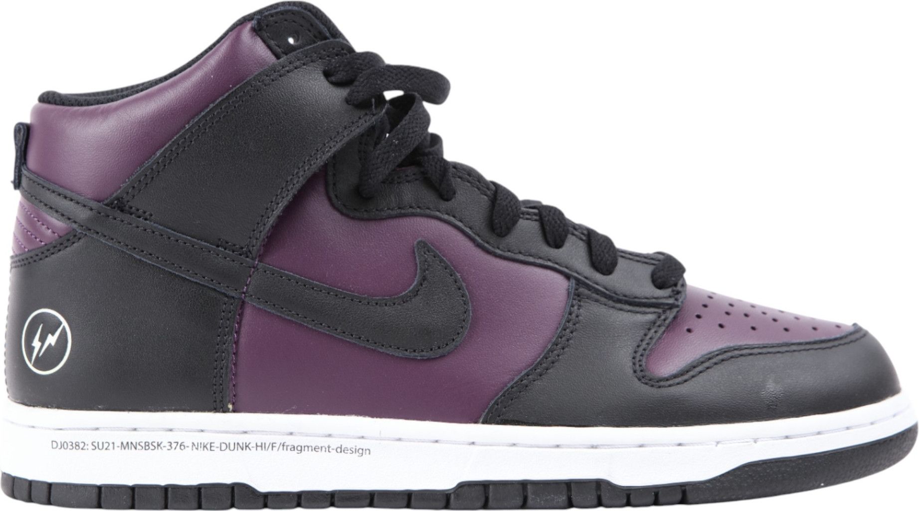 Nike Dunk High Fragment Design Beijin Taille 43 Violet Noir - Produit Reconditionné