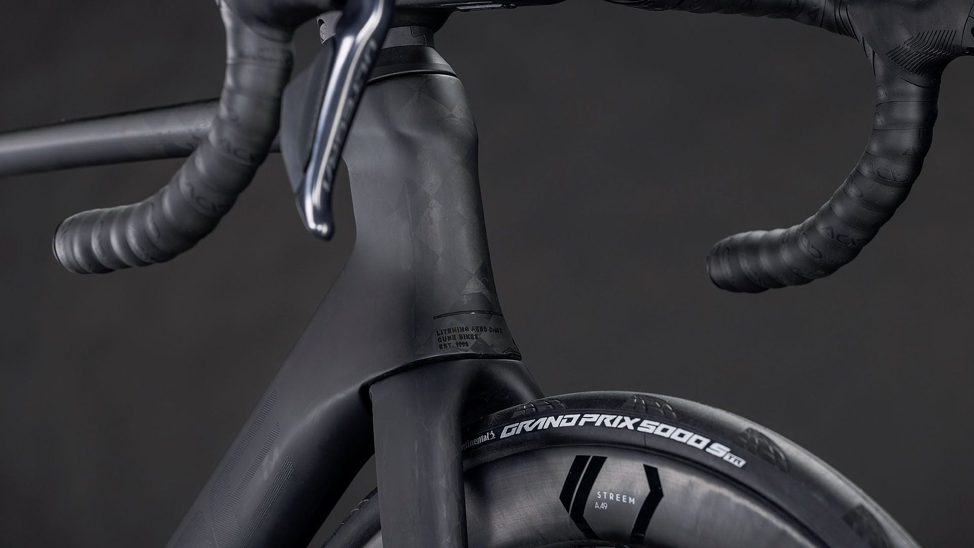 Vélo de Route Cube Litening Aero C:68X Race Shimano Ultegra Di2 12V 700 mm Noir Blackline 2026