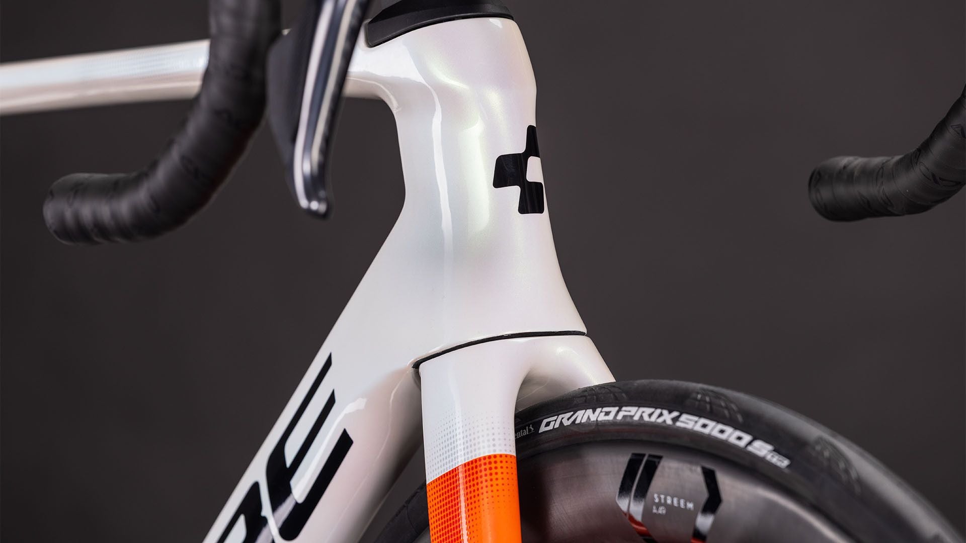 Vélo de Route Cube Litening Aero C:68X Race Shimano Ultegra Di2 12V 700 mm Blanc Nacré Teamline 2026
