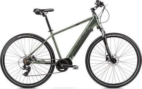 Vélo VTC Électrique 28  Homme - ROMET - Orkan 1 Moteur Central - VERT