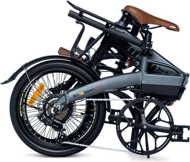 Vélo Électrique Pliant de Ville, E-Bike E-18TEEN, Aluminium, SHIMANO 7V, Batterie Ion Lithium 36V 9Ah
