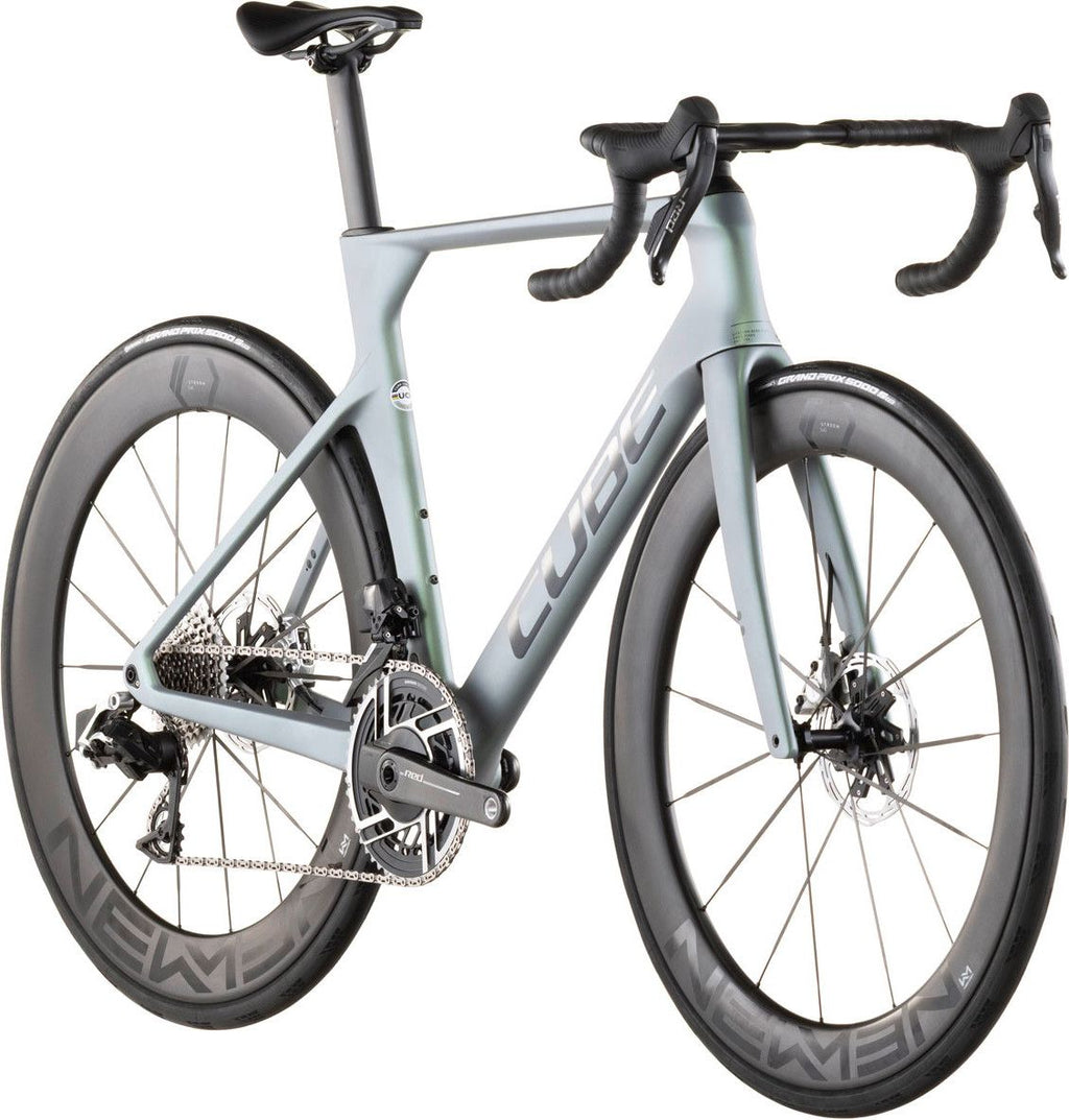 Vélo de Route Cube Litening Aero C:68X SLX Sram Red AXS 12V 700 mm Vert Gris Sea 2026