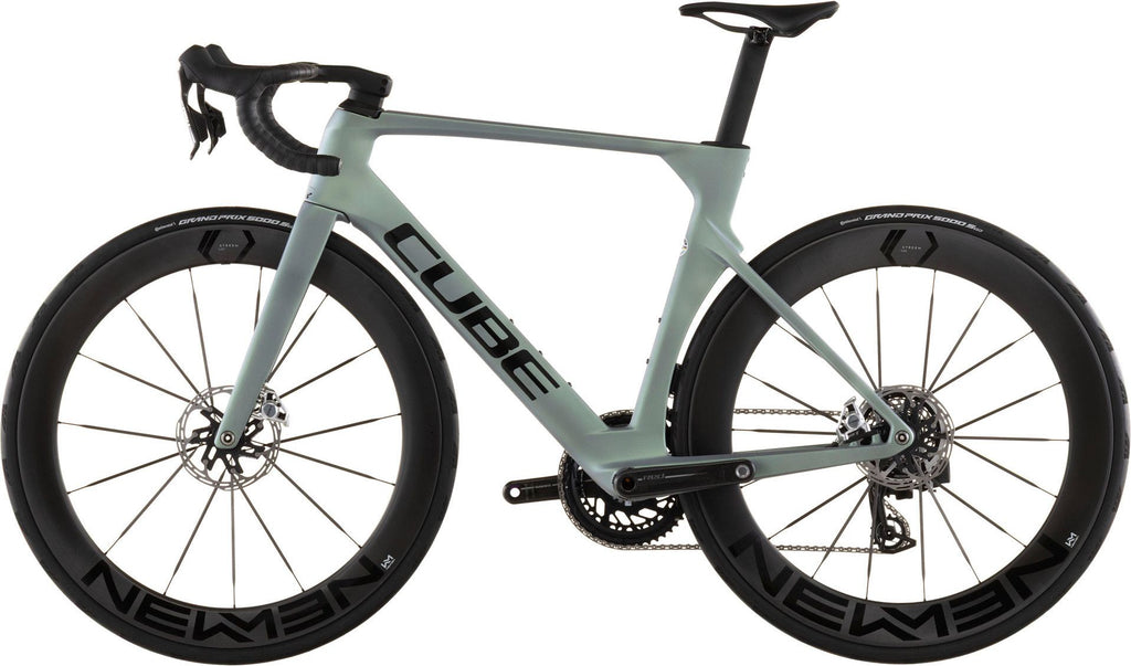 Vélo de Route Cube Litening Aero C:68X SLX Sram Red AXS 12V 700 mm Vert Gris Sea 2026
