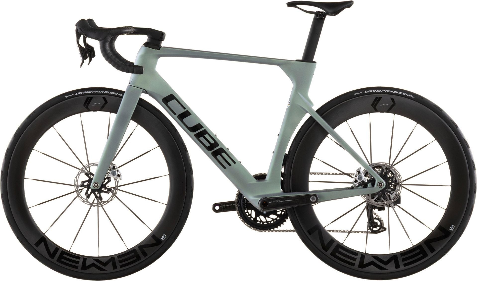 Vélo de Route Cube Litening Aero C:68X SLX Sram Red AXS 12V 700 mm Vert Gris Sea 2026