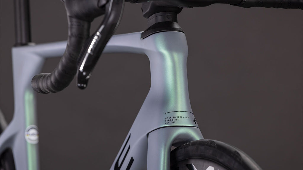 Vélo de Route Cube Litening Aero C:68X SLX Sram Red AXS 12V 700 mm Vert Gris Sea 2026