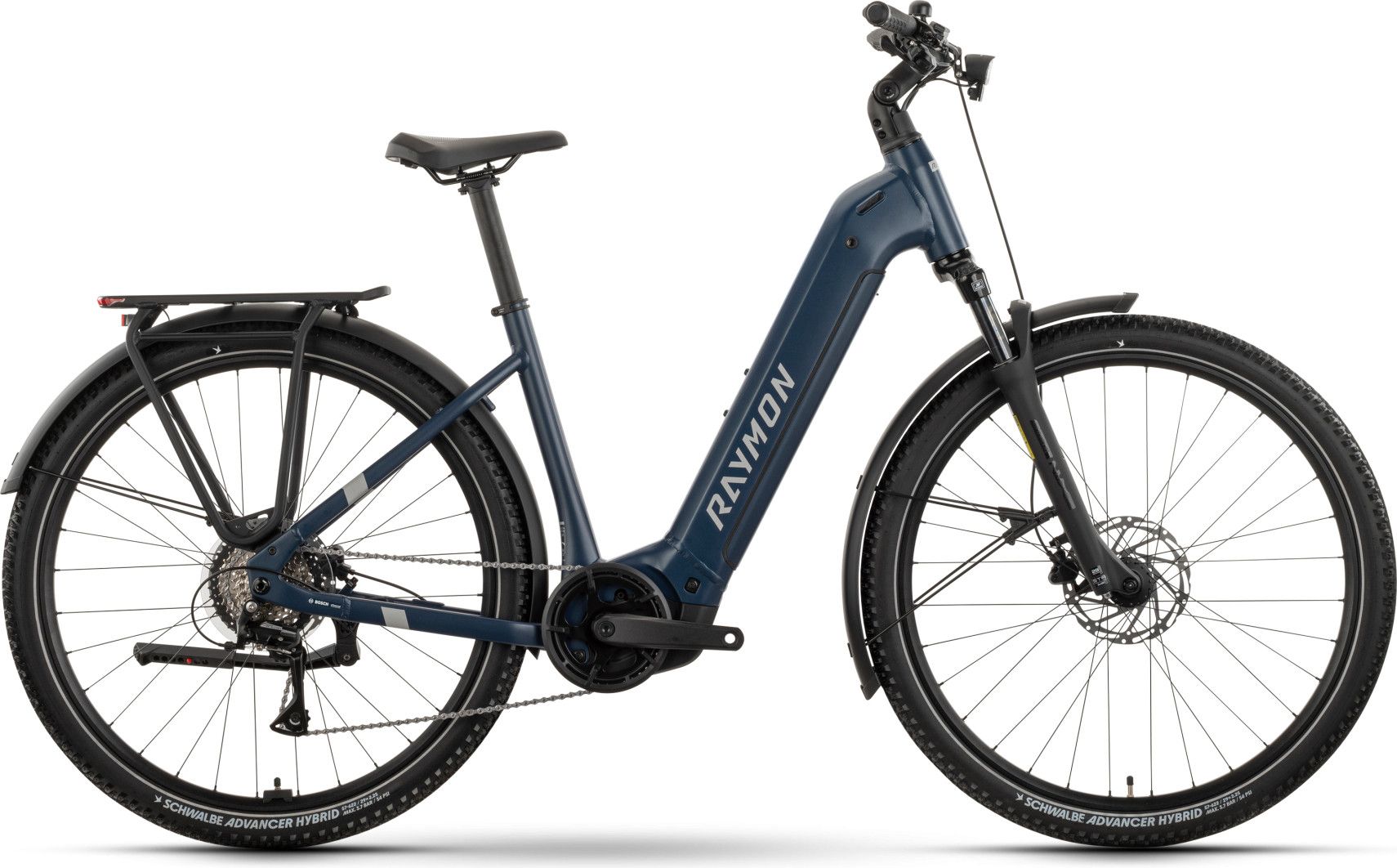 VTC Électrique Raymon Tahona Pure Wave Shimano Acera 8V 600Wh 29'' Bleu 2026