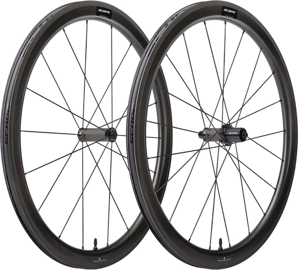 Paire de Roues Scope S4 Patins 700mm | 9x100 - 9x130 mm | Noir