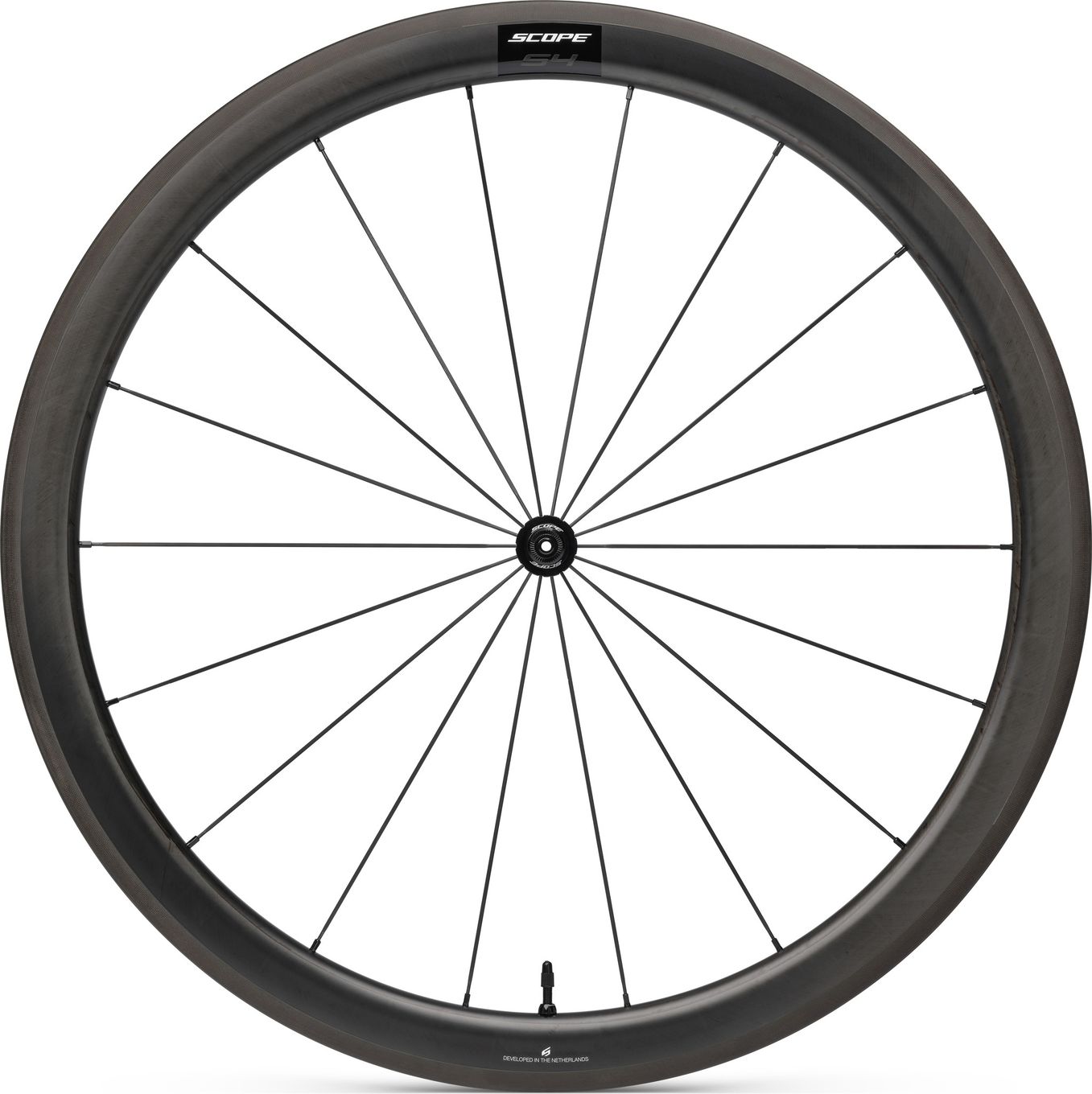 Paire de Roues Scope S4 Patins 700mm | 9x100 - 9x130 mm | Noir