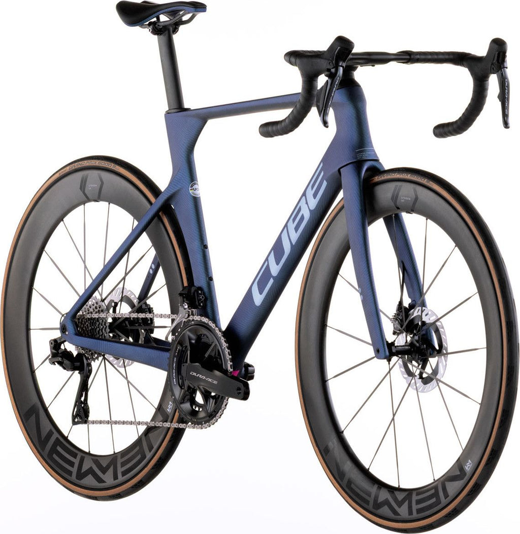 Vélo de Route Cube Litening Aero C:68X SLT Shimano Dura-Ace Di2 12V 700 mm Bleu Atlantis Grid 2026