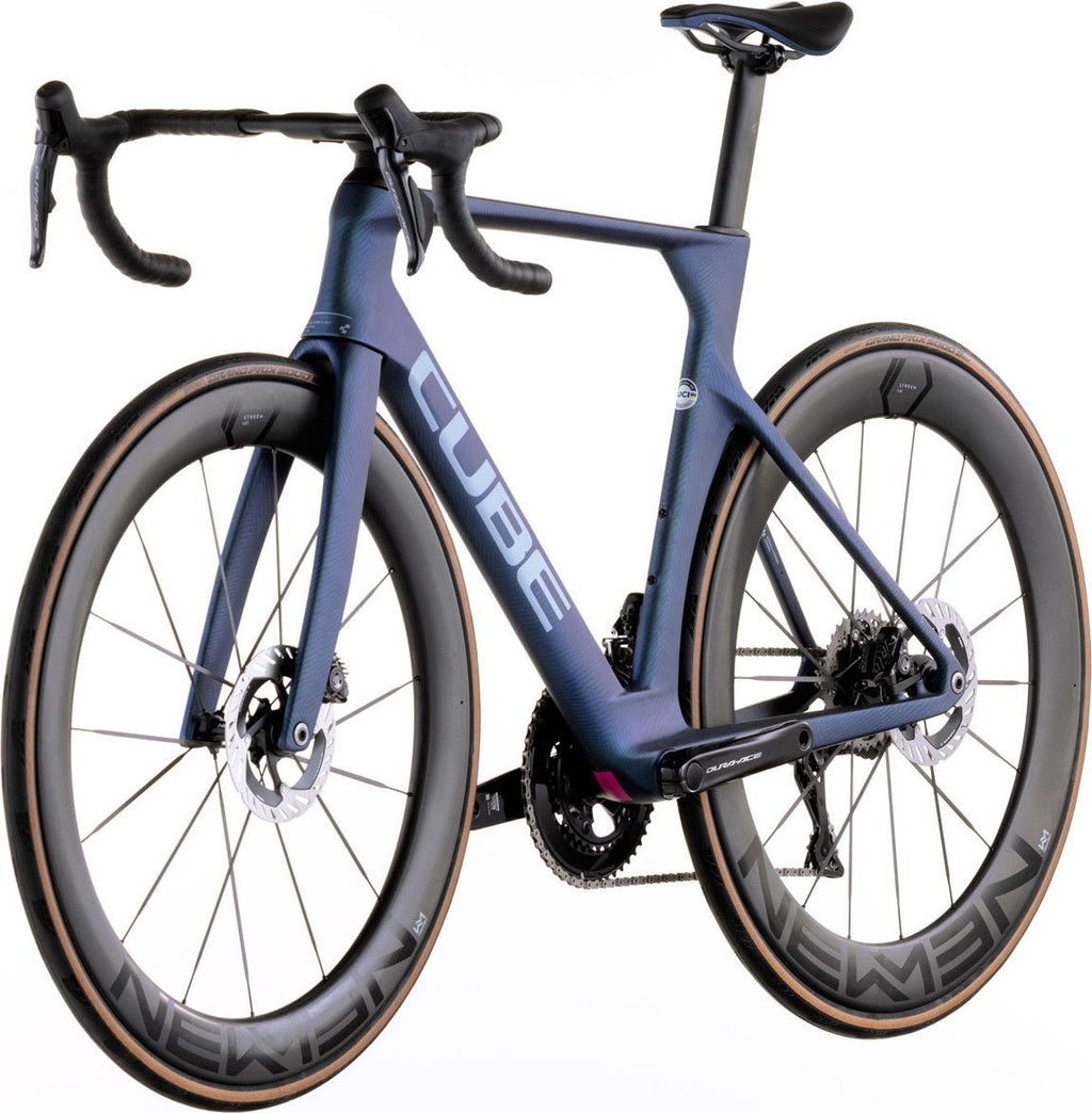 Vélo de Route Cube Litening Aero C:68X SLT Shimano Dura-Ace Di2 12V 700 mm Bleu Atlantis Grid 2026