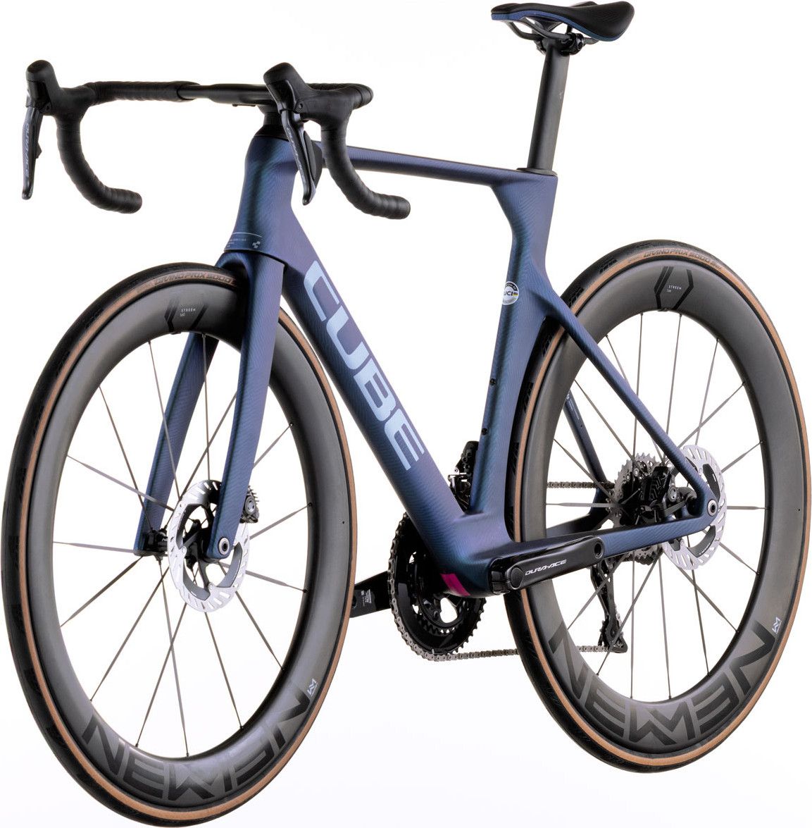 Vélo de Route Cube Litening Aero C:68X SLT Shimano Dura-Ace Di2 12V 700 mm Bleu Atlantis Grid 2026