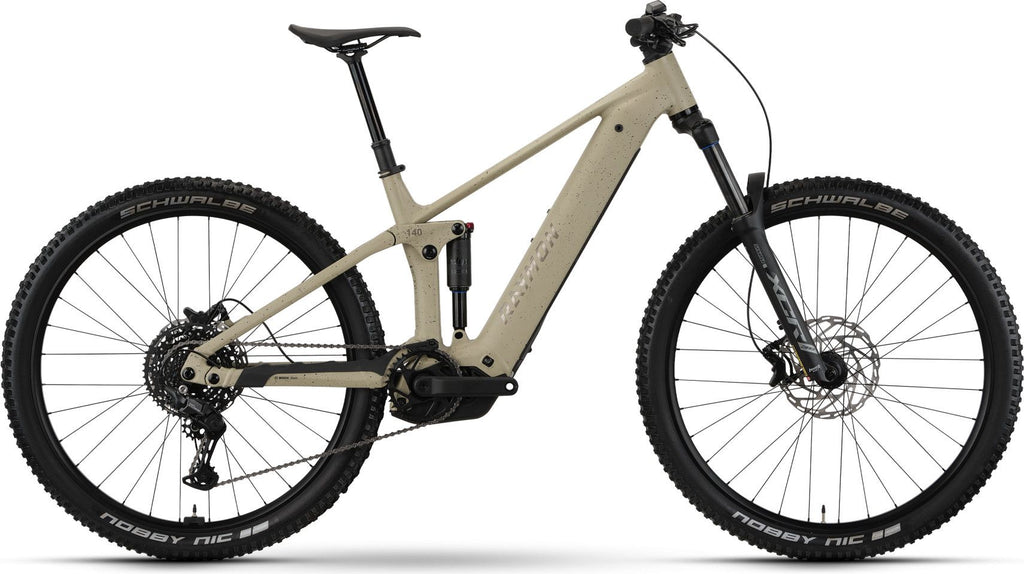 VTT Électrique Tout-Suspendu Raymon Korak Comp Shimano 10V 800Wh Bosch 120 Nm 29'' Beige 2026