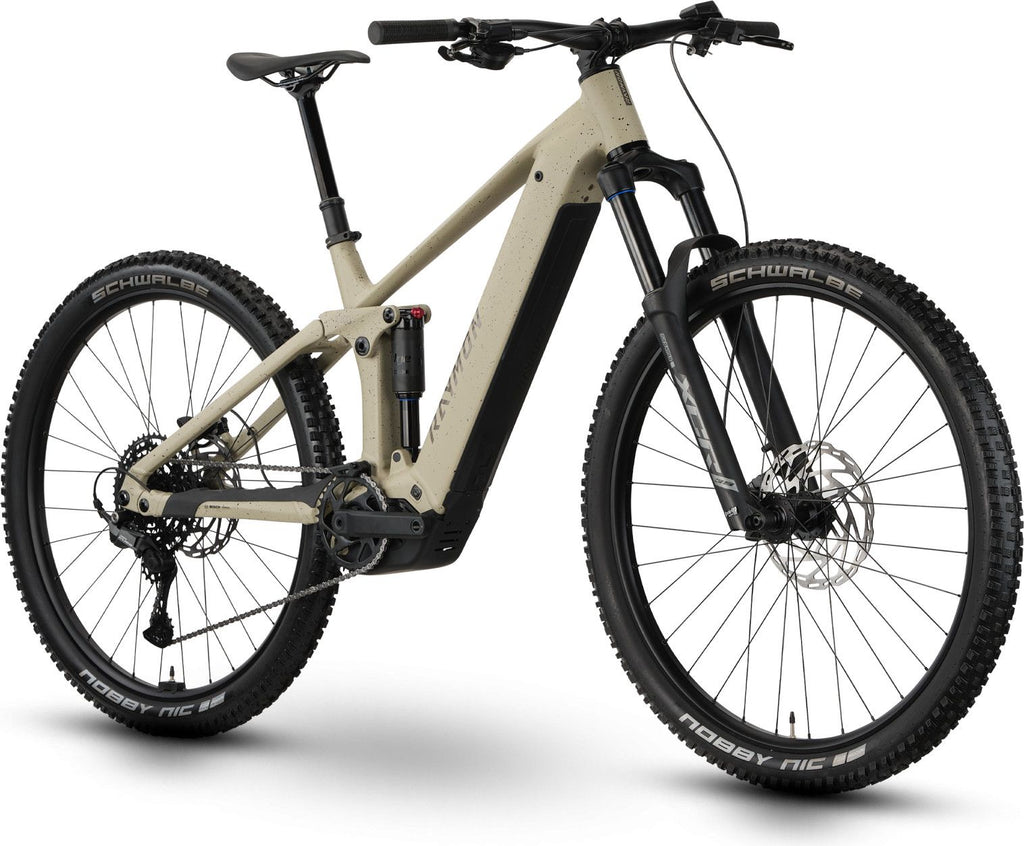 VTT Électrique Tout-Suspendu Raymon Korak Comp Shimano 10V 800Wh Bosch 120 Nm 29'' Beige 2026