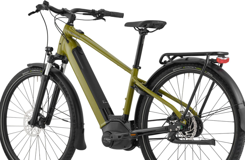 Vélo de Ville Électrique Cannondale Mavaro Neo 4 Shimano Nexus 5V Courroie 500 Wh 27.5'' Vert