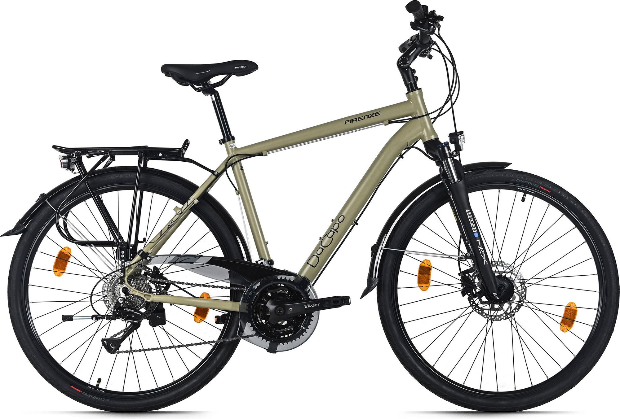 VTC Homme 28'' Firenze 300 Freins à disques hydrauliques Bronze TC 53 cm 24 vitesses DaCapo