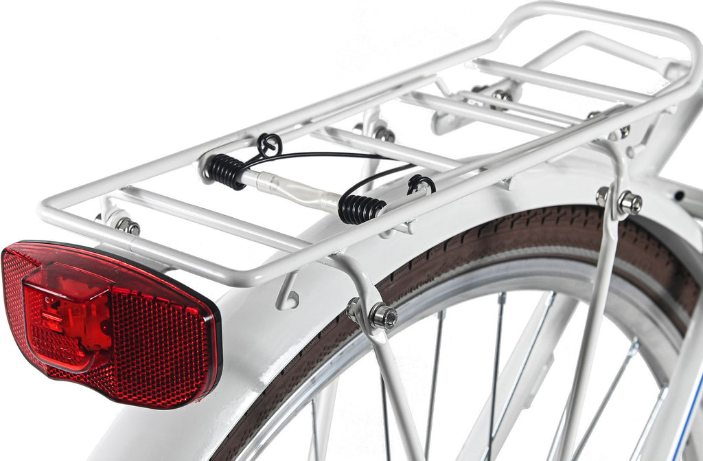Vélo de ville Femme 28  Classic Premium avec panier Blanc DaCapo
