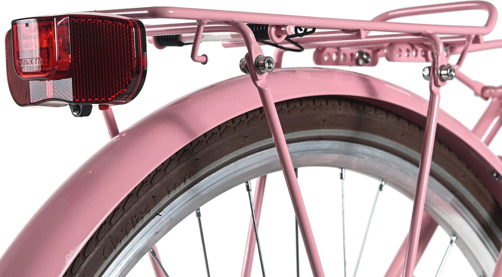 Vélo de ville Femme 28  Classic Premium avec panier Rose DaCapo