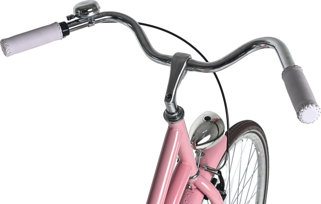 Vélo de ville Femme 28  Classic Premium avec panier Rose DaCapo