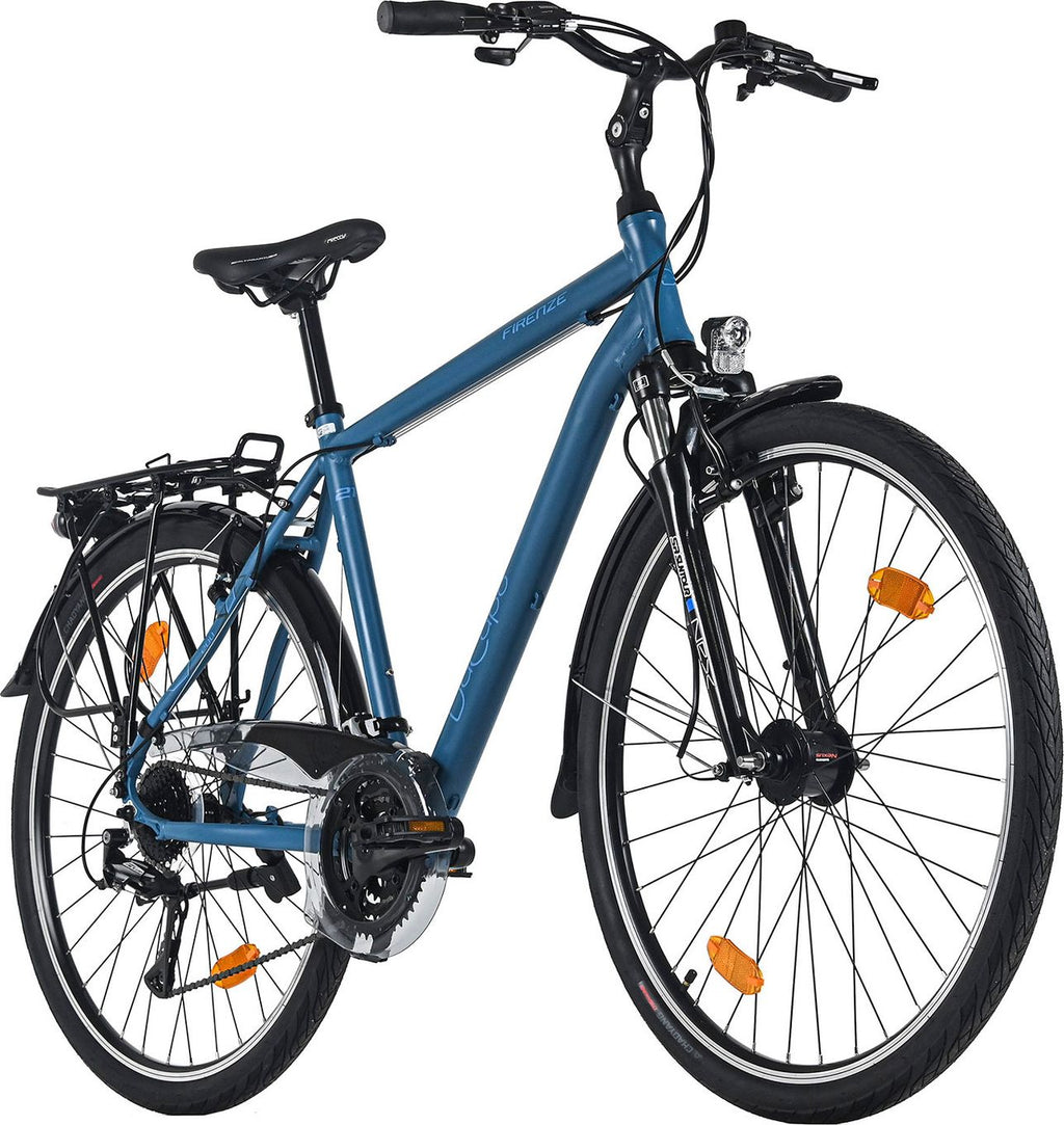 VTC Homme 28'' Firenze 200 V-BrakesBleu  TC 53 cm 24 vitesses DaCapo