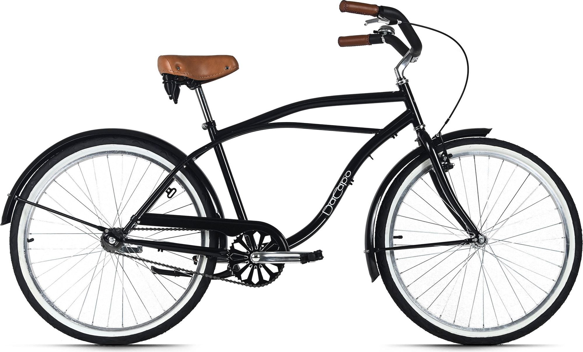 Beachcruiser Homme 26  BEACH bleu nuit Monovitesse TC 46 cm DaCapo