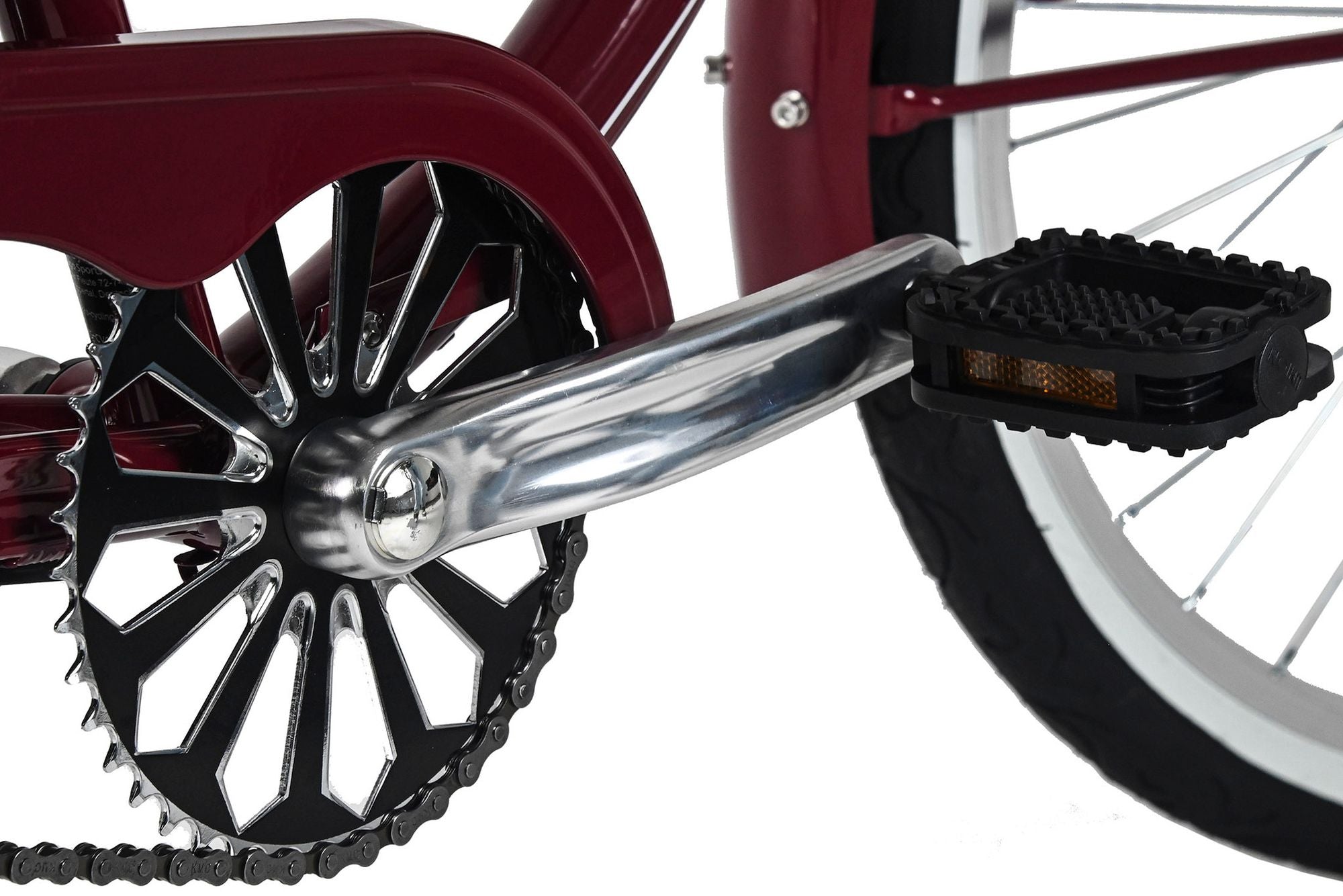 Beachcruiser Femme 26  BEACH rouge bordeau TC 46 cm Monovitesse DaCapo