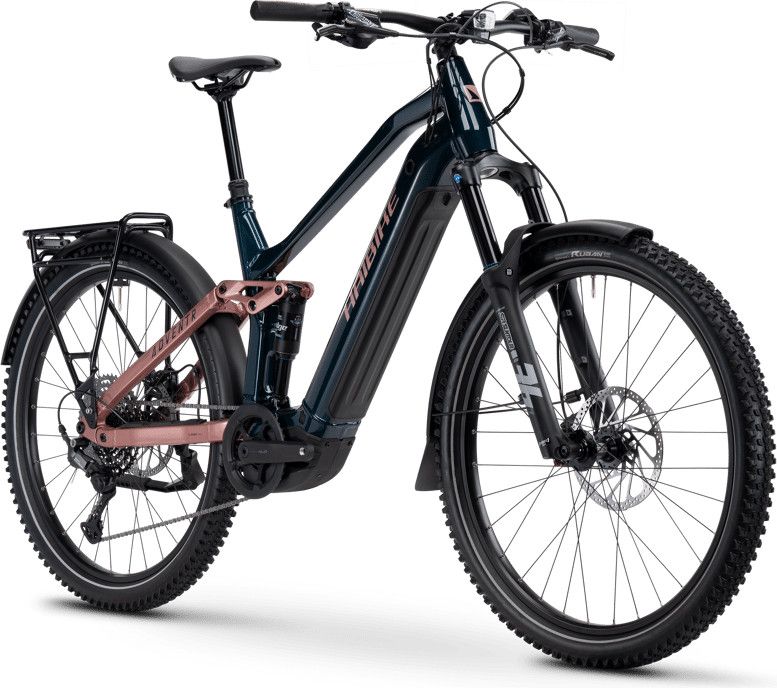 VTT Électrique Tout-Suspendu Haibike Adventr 8.5 Shimano 11V 600Wh Bosch 120 Nm 27.5'' Bleu/Cuivre