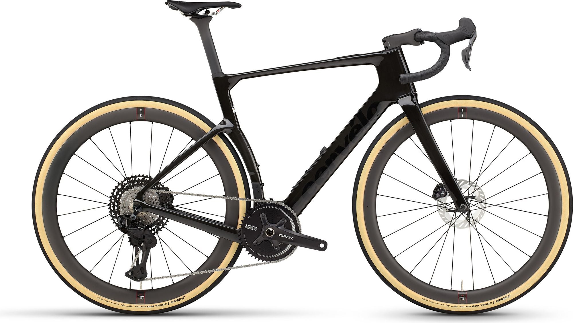 Vélo de Gravel Cervélo Aspero-5 Shimano GRX Di2 12V 700 mm Noir 2026
