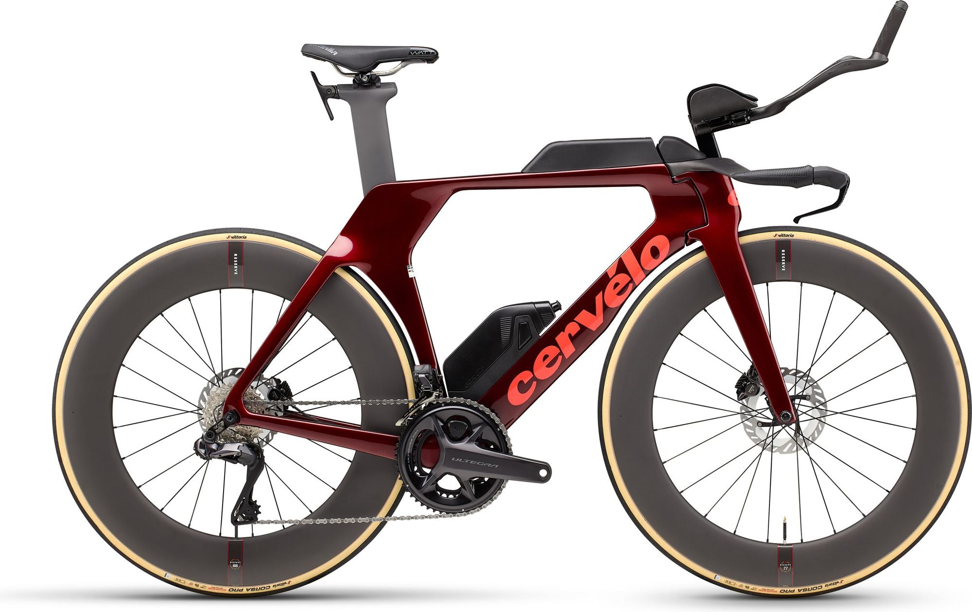 Vélo de Triathlon Cervélo P5 Shimano Ultegra Di2 12V 700 mm Rouge 2026