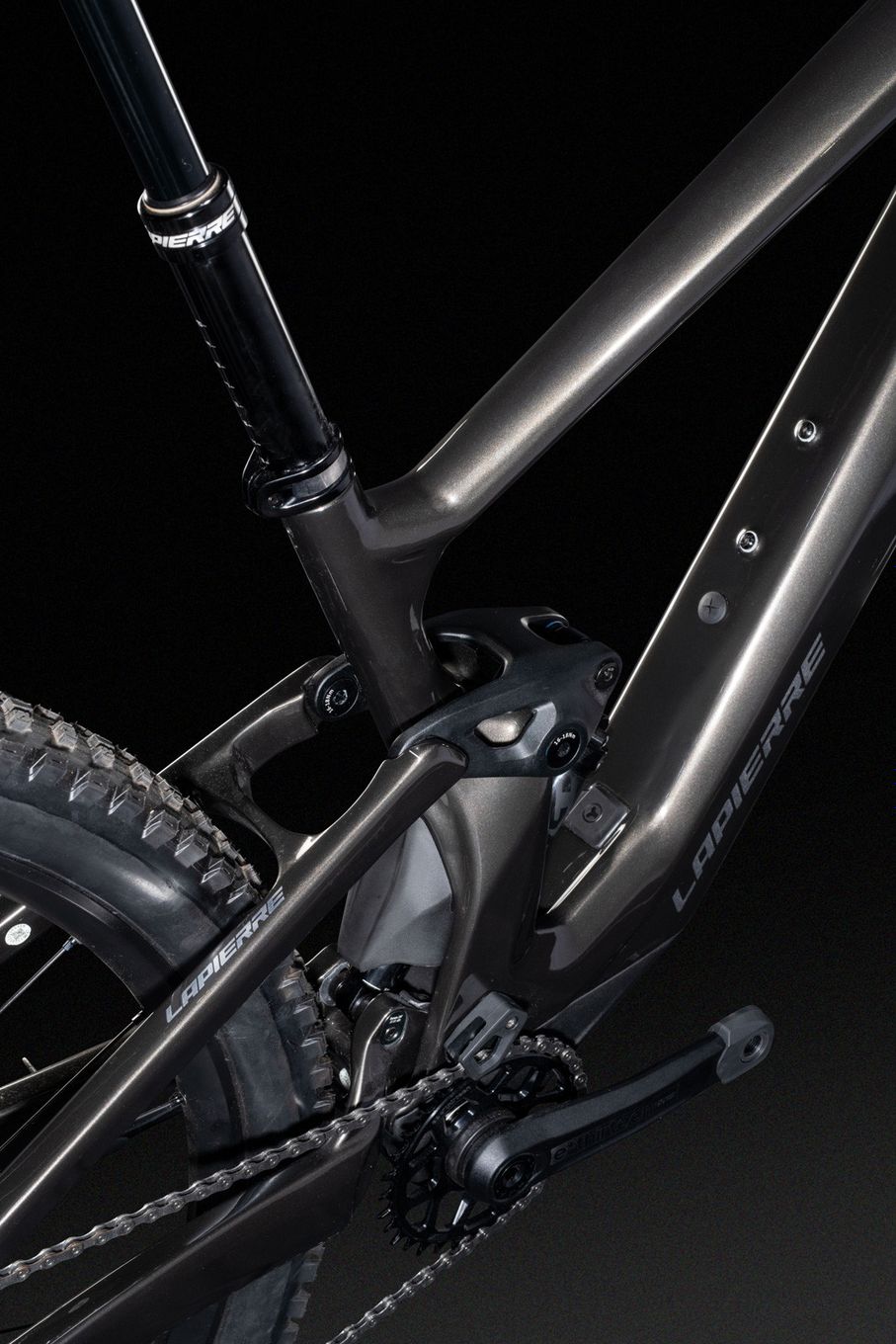 VTT Électrique Tout-Suspendu Lapierre e-Zesty AM 8.4 Shimano 12V 480 Wh Fazua 60 Nm 29'' Gris