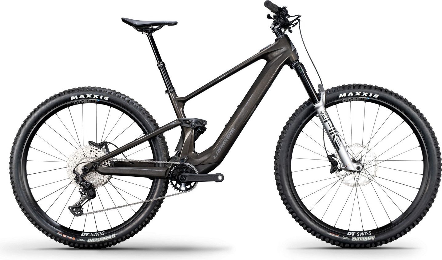 VTT Électrique Tout-Suspendu Lapierre e-Zesty AM 8.4 Shimano 12V 480 Wh Fazua 60 Nm 29'' Gris