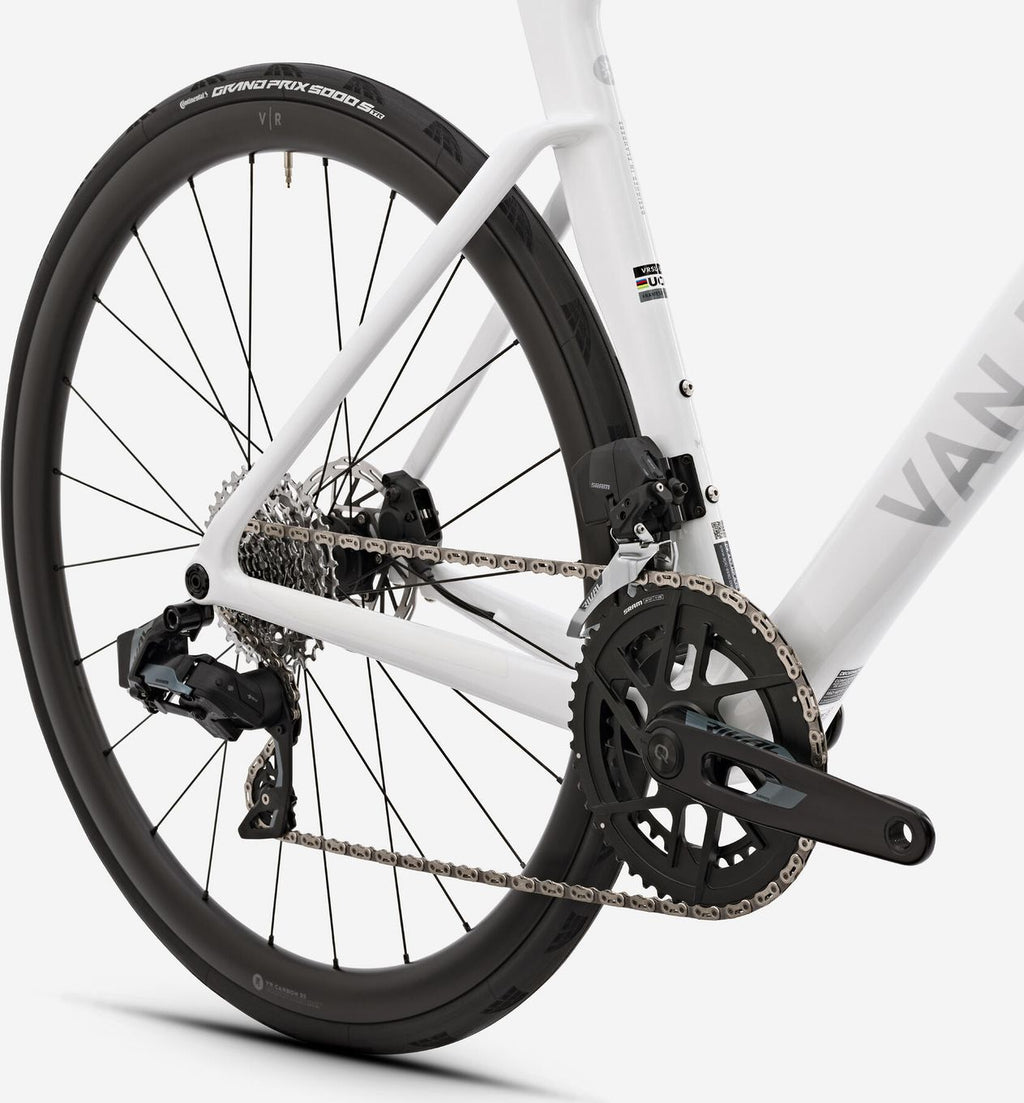 Vélo de Route Van Rysel RCR Sram Rival AXS 12V 700mm Blanc