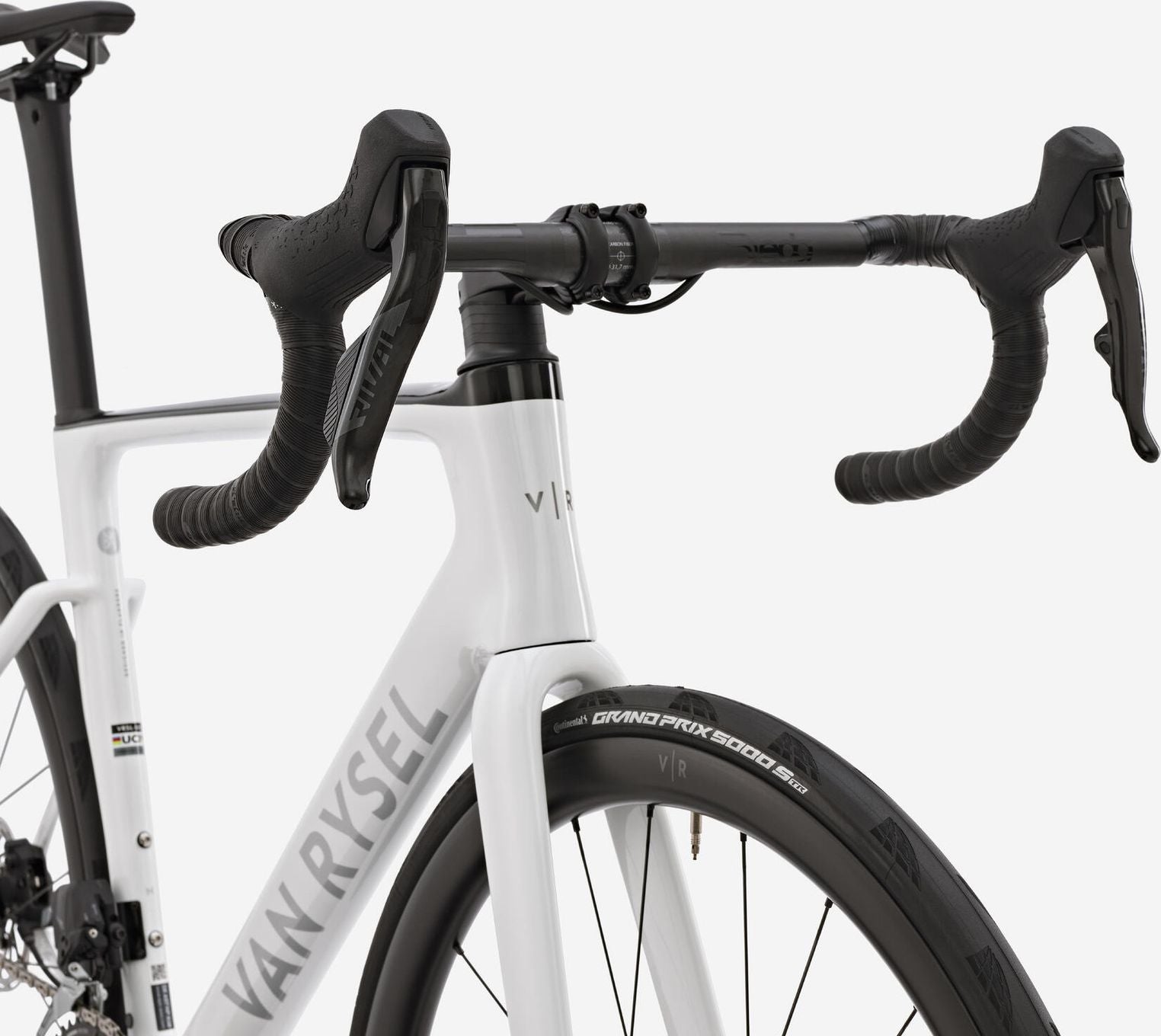 Vélo de Route Van Rysel RCR Sram Rival AXS 12V 700mm Blanc
