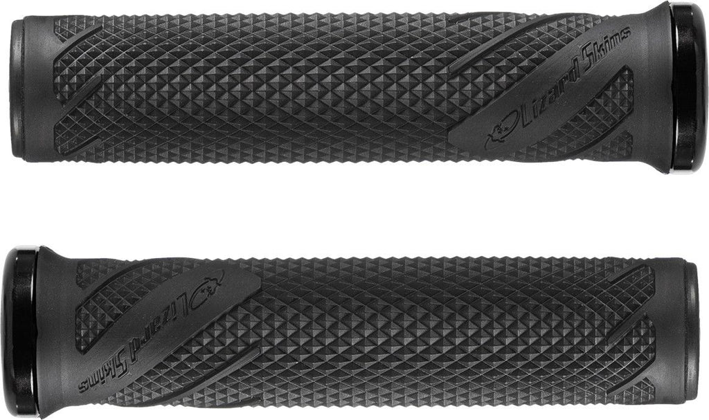Paire de Grips Lizard Skins Wasatch Single Clamp Lock-On Noir Jet