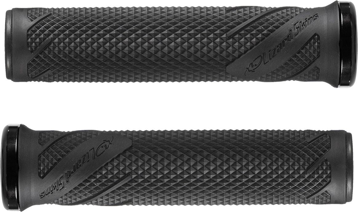 Paire de Grips Lizard Skins Wasatch Single Clamp Lock-On Noir Jet