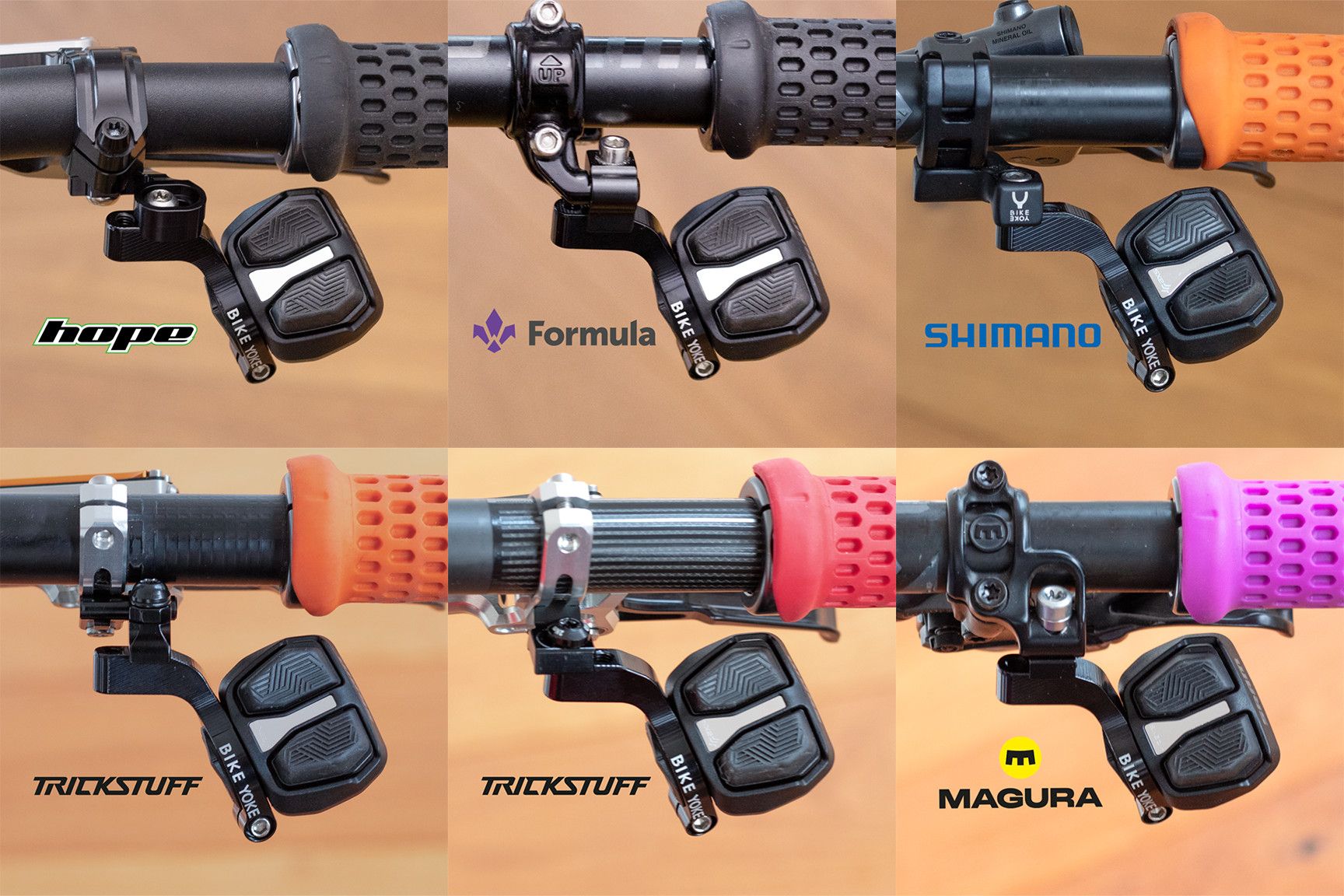 Matchmaker Gauche Bike Yoke Poddy pour Sram Pod Noir