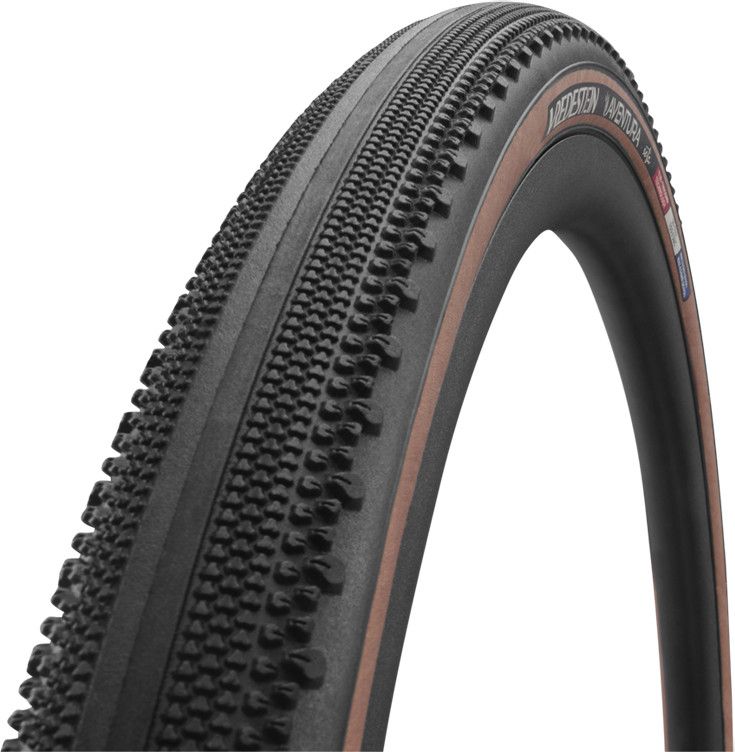 Pneu Gravel Vredestein Aventura Seta Tubeless Ready Souple TriComp 700 mm Flancs Beiges