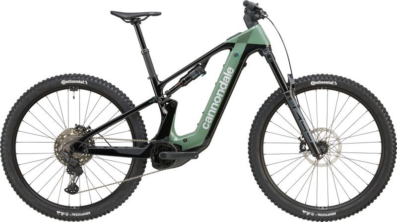 VTT Électrique Tout-Suspendu Cannondale Moterra 2 Shimano 11V 800Wh Bosch 100Nm 29'' Vert